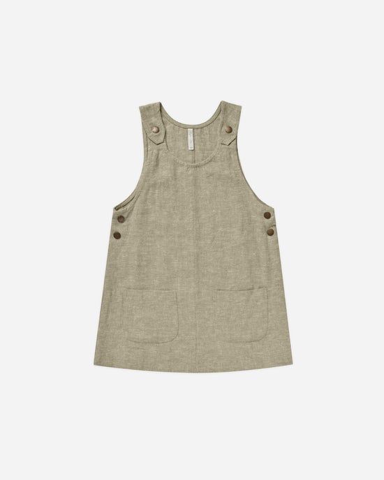 Overall Dress, Color: Fern, Size: 2/3