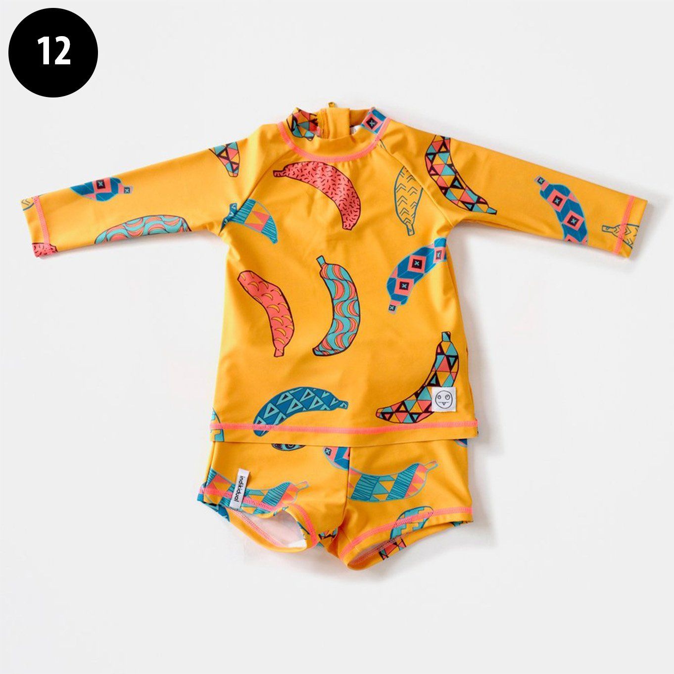 INDIKIDUAL SWIMSUIT, Color: BANANA, Size: 1-2Y