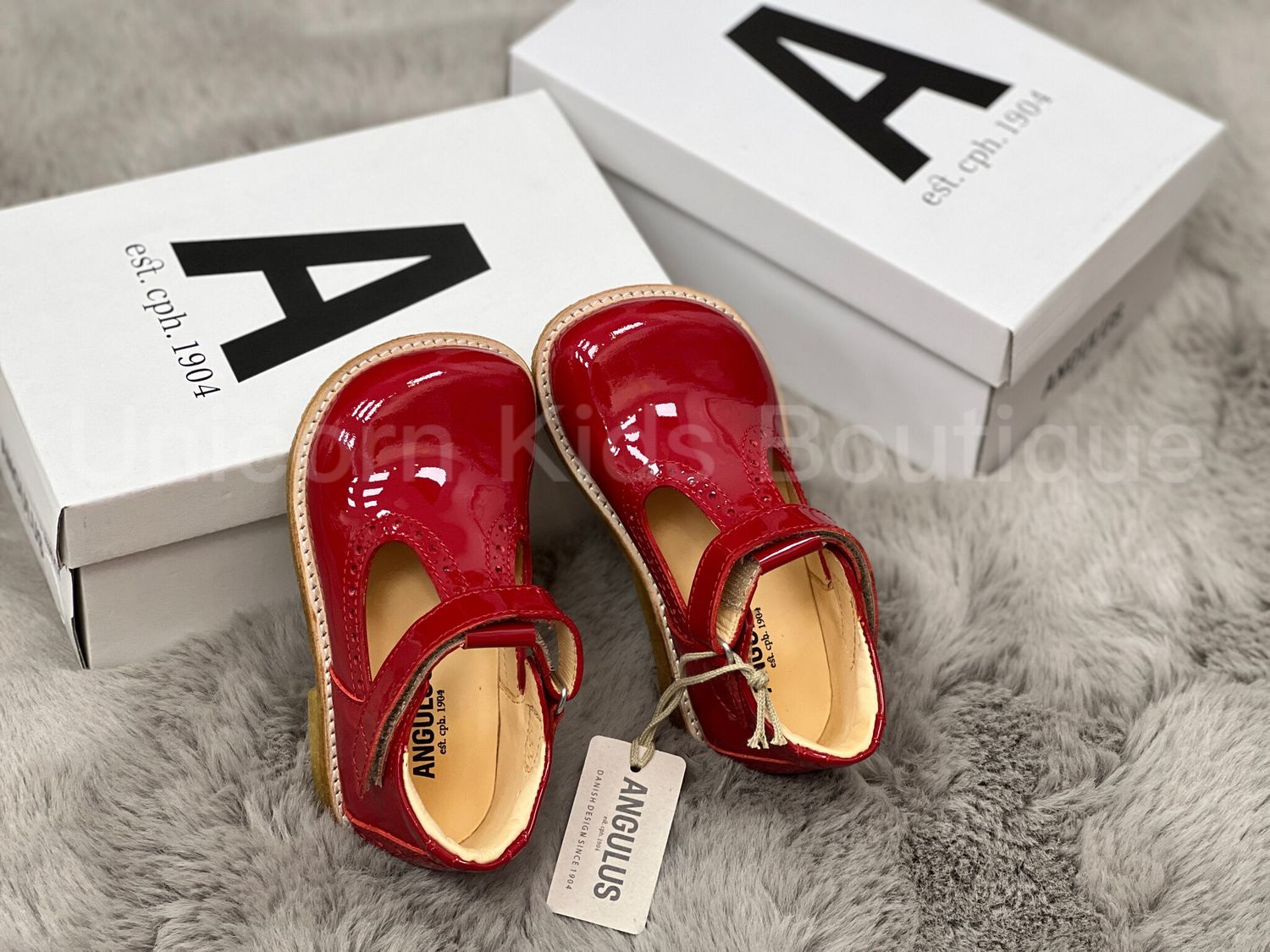 ANGULUS shoes VER, Color: Red, Size: 23