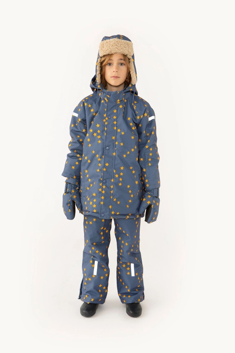 TINY COTTONS SNOW SET, Color: Light Navy, Size: 4Y
