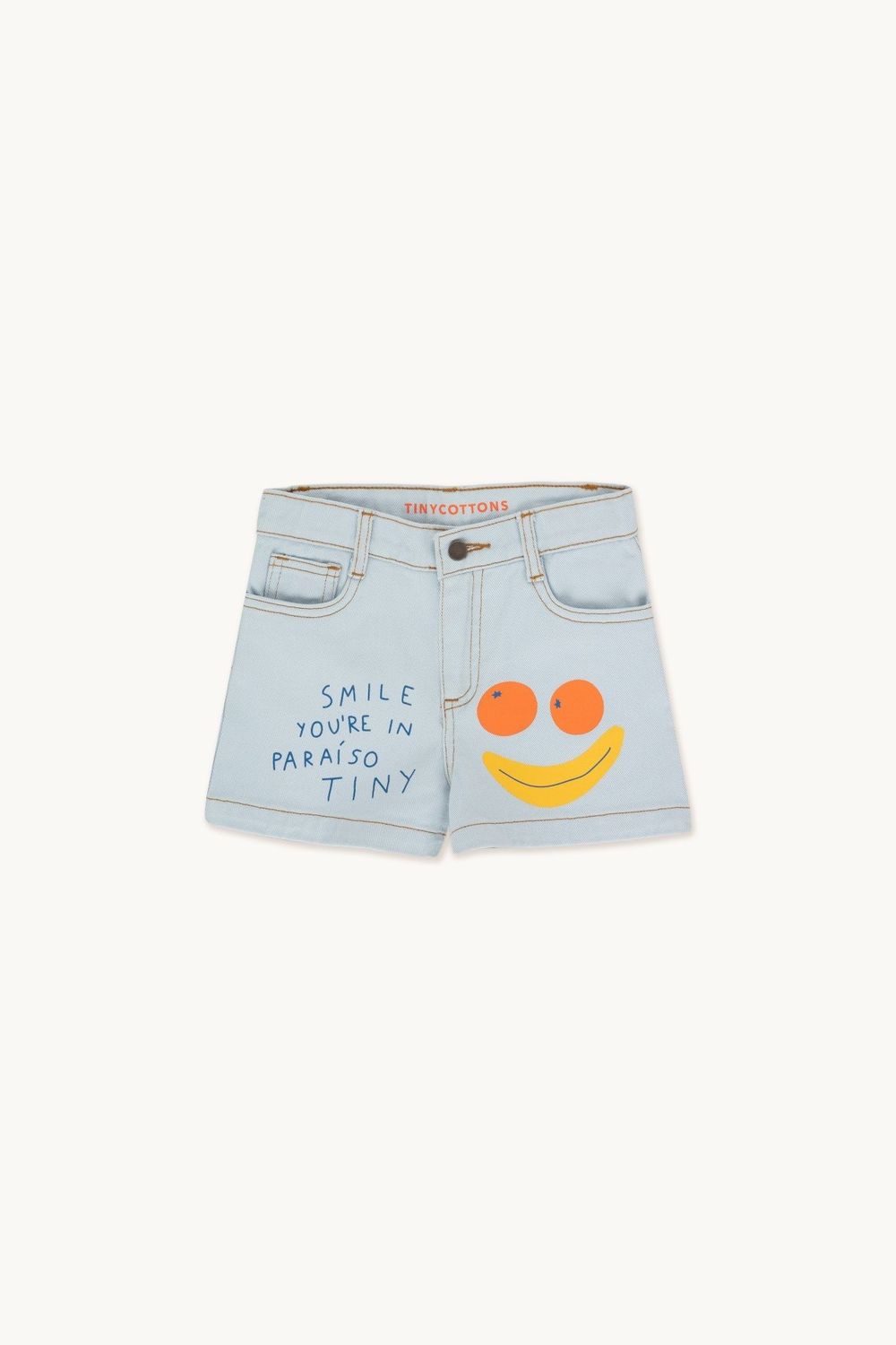 TINY COTTONS Smile Shorts, Color: Blue, Size: 4Y