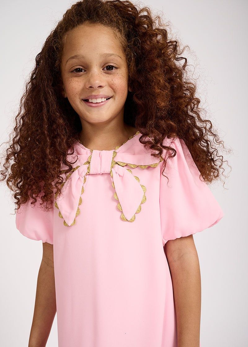 ROSA DRESS, Color: PINK, Size: 3/4