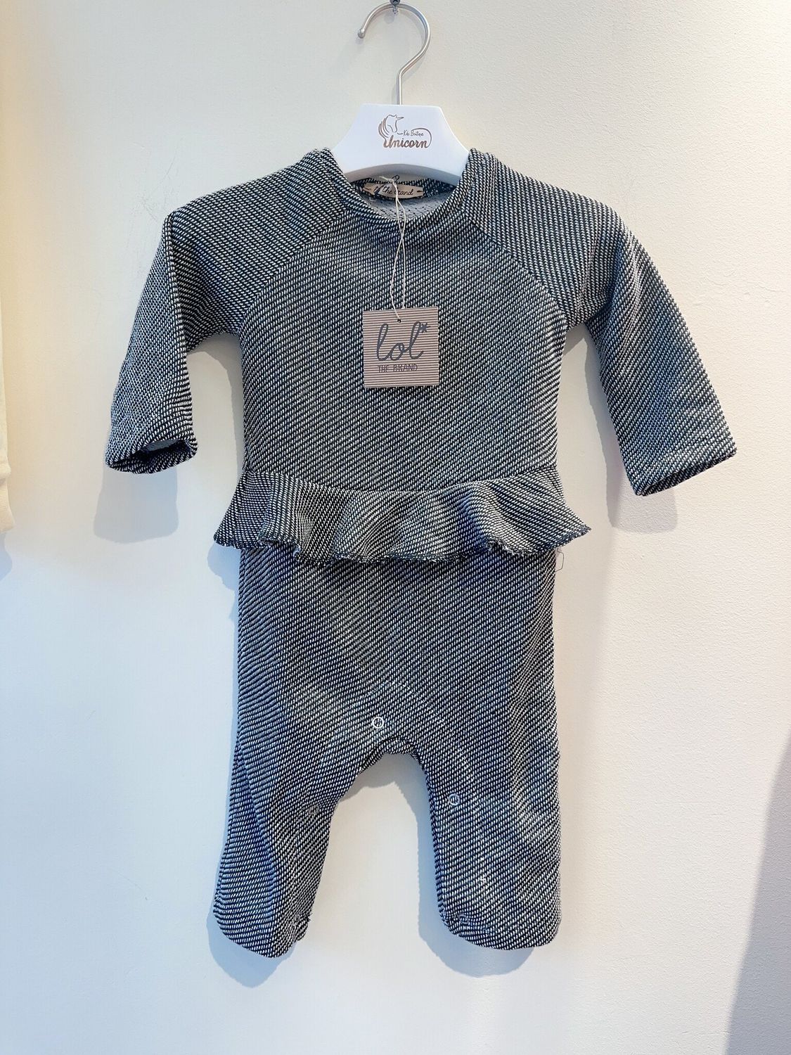 LOL THE BRAND JUMPSUIT, Color: FURBELOW, Size: 6-12M