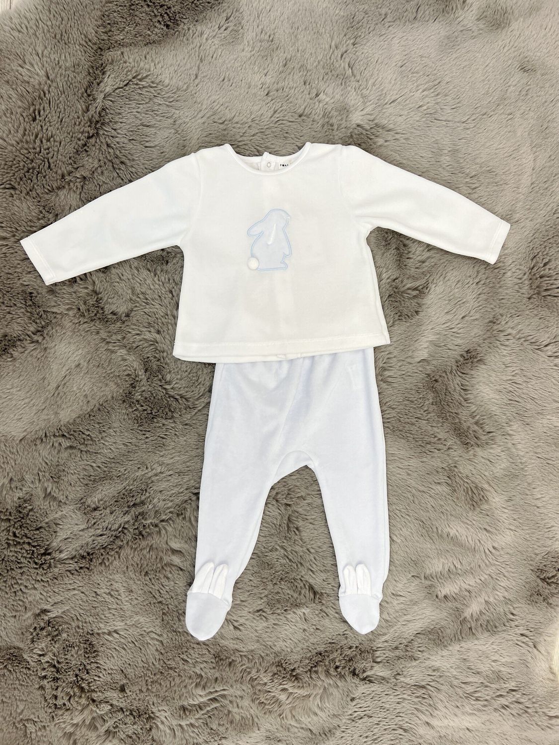 POMPETITPOM SET, Color: BLUE, Size: 6/9M