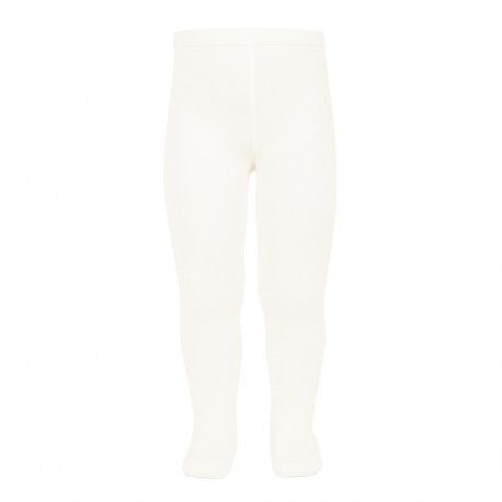 Condor plain stitch basic tights, Color: Cream, Size: 4Y