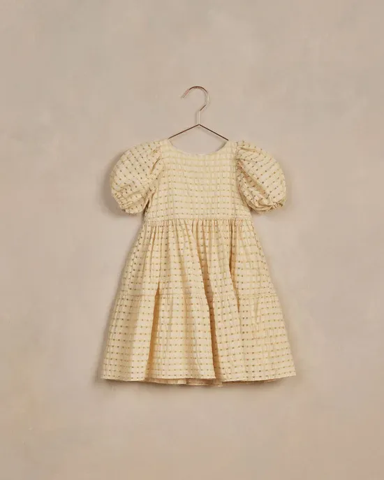 Noralee Chloe Dress , Color: Lemon, Size: 2Y