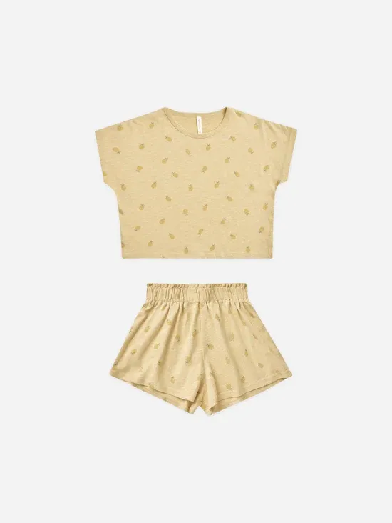 Rylee &amp;Cru Raegan Set, Color: pineapple, Size: 4/5
