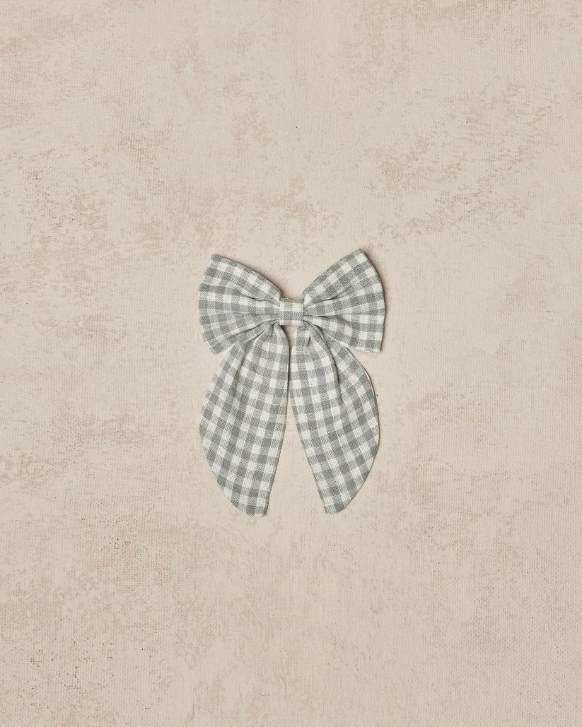 NORALEE OVERSIZE BOW, Color: DUSTY BLUE, Size: O/S