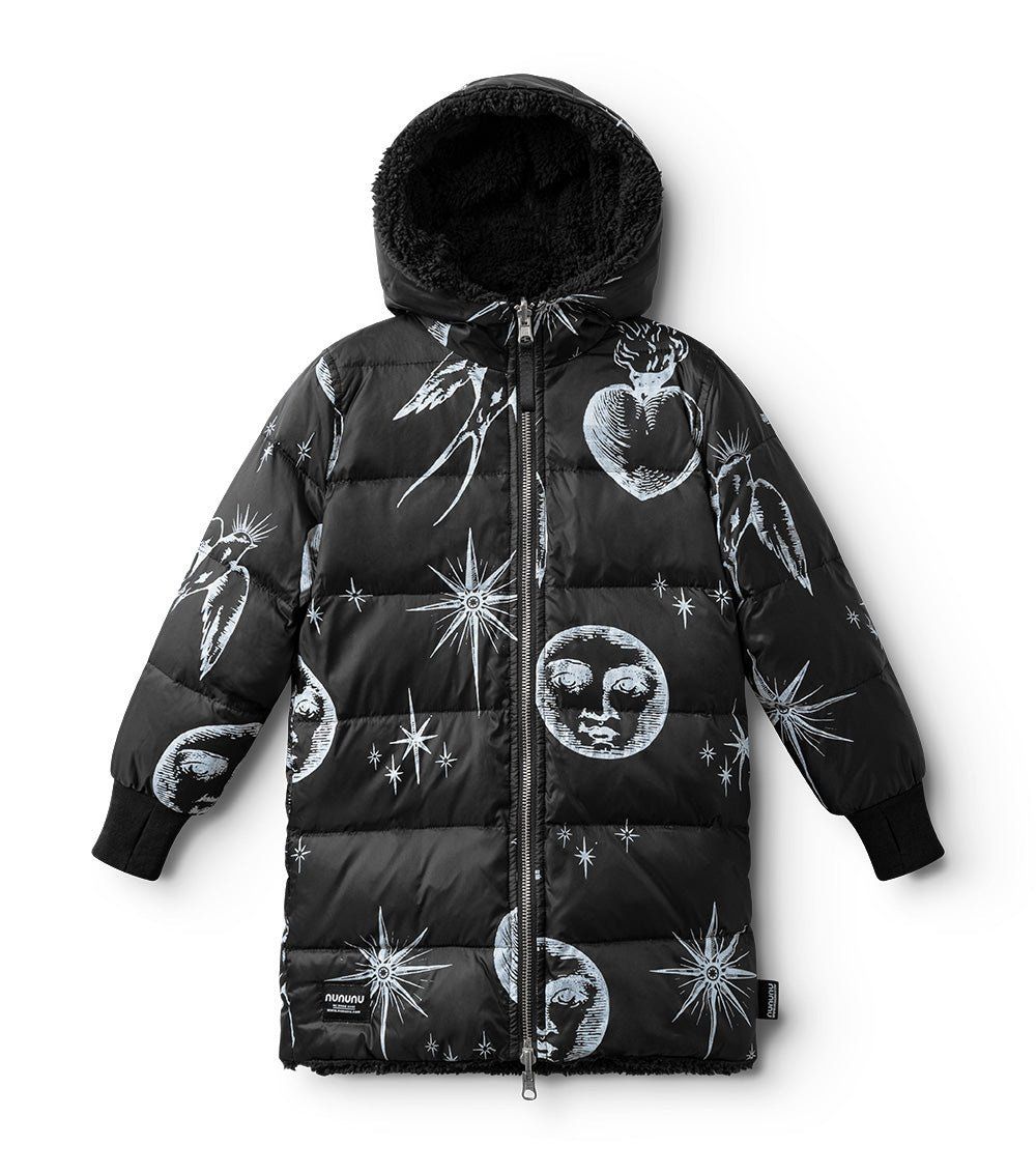 Nununu Reversable Down Coat, Color: Black, Size: 4-5Y