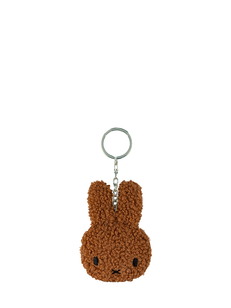 Miffy NIJNTJE Flat Keychain Tiny Teddy, Color: Cinnamon, Size: 10cm