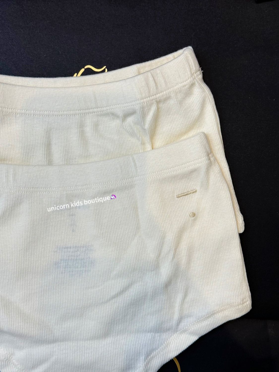 Gray Label Shorties 2-pack, Color: Cream, Size: 3/4y