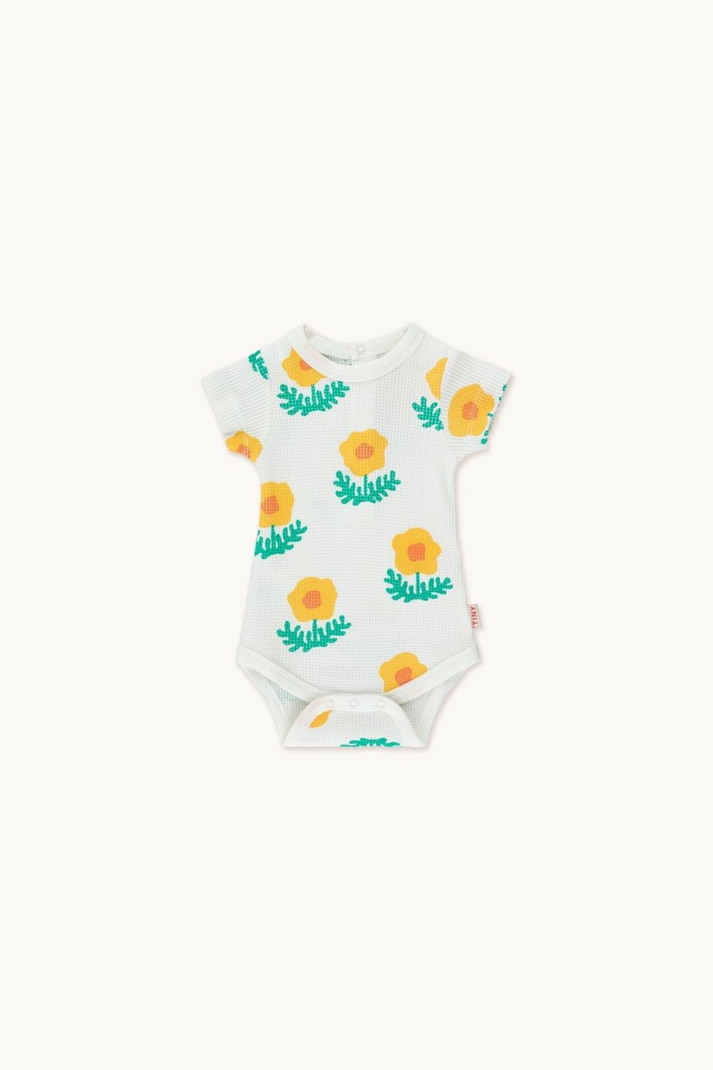 TINY COTTONS  Violet Body, Color: off=white/yellow, Size: 6m