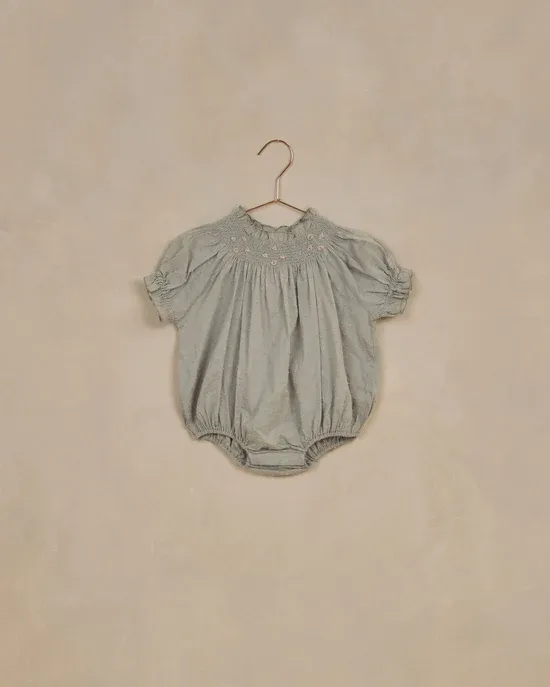 Noralee Romper , Color: Sky, Size: 6M