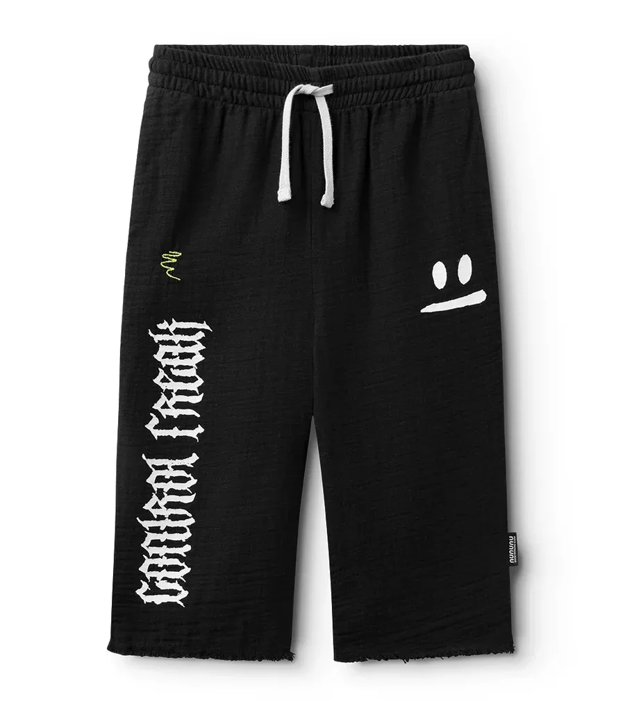 NUNUNU BEACH PANTS, Color: Black, Size: 6/7Y