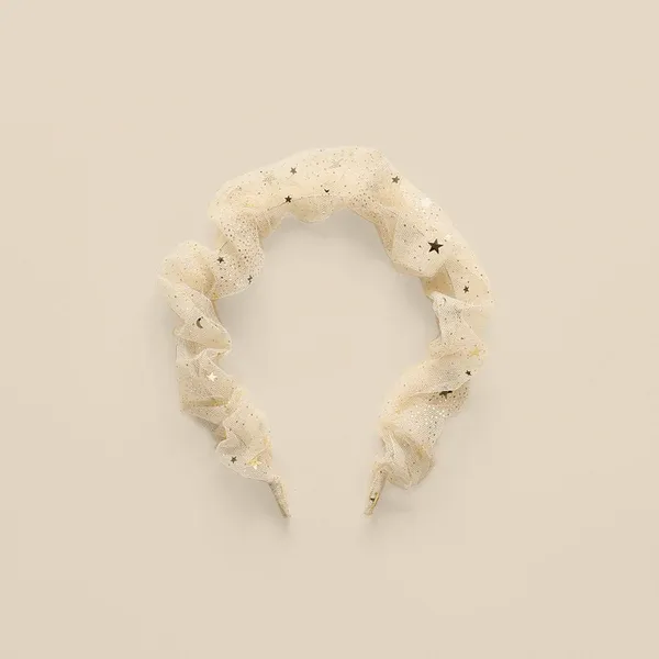 Noralee Gathered Headband, Color: Champagne Stars, Size: OS