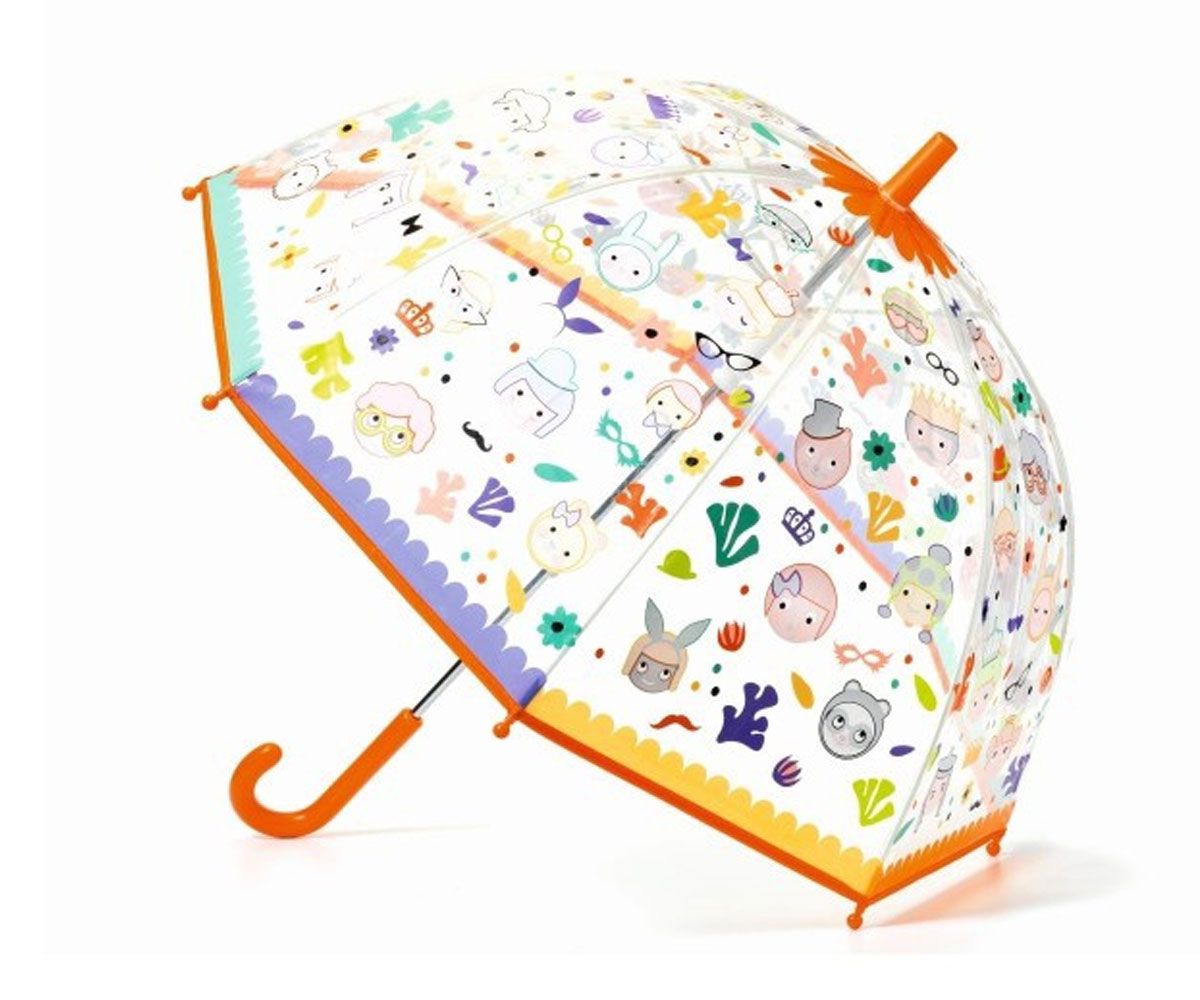 Djeco Umbrella  Changing Colors, Color: Faces, Size: o/s