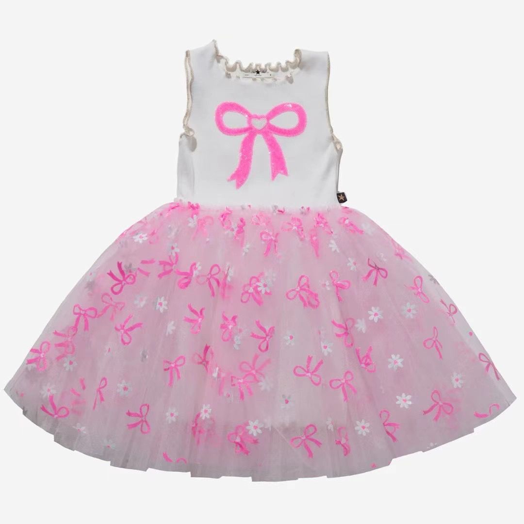 Petite Hailey Bow Tutu Dress
