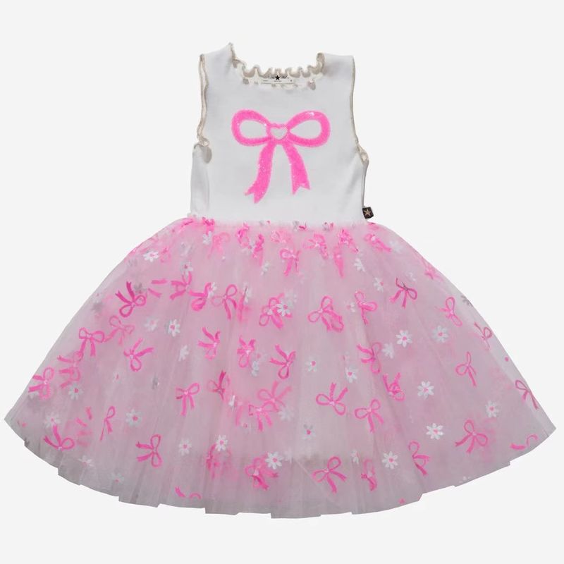 Petite Hailey Bow Tutu Dress