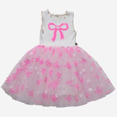 Petite Hailey Bow Tutu Dress