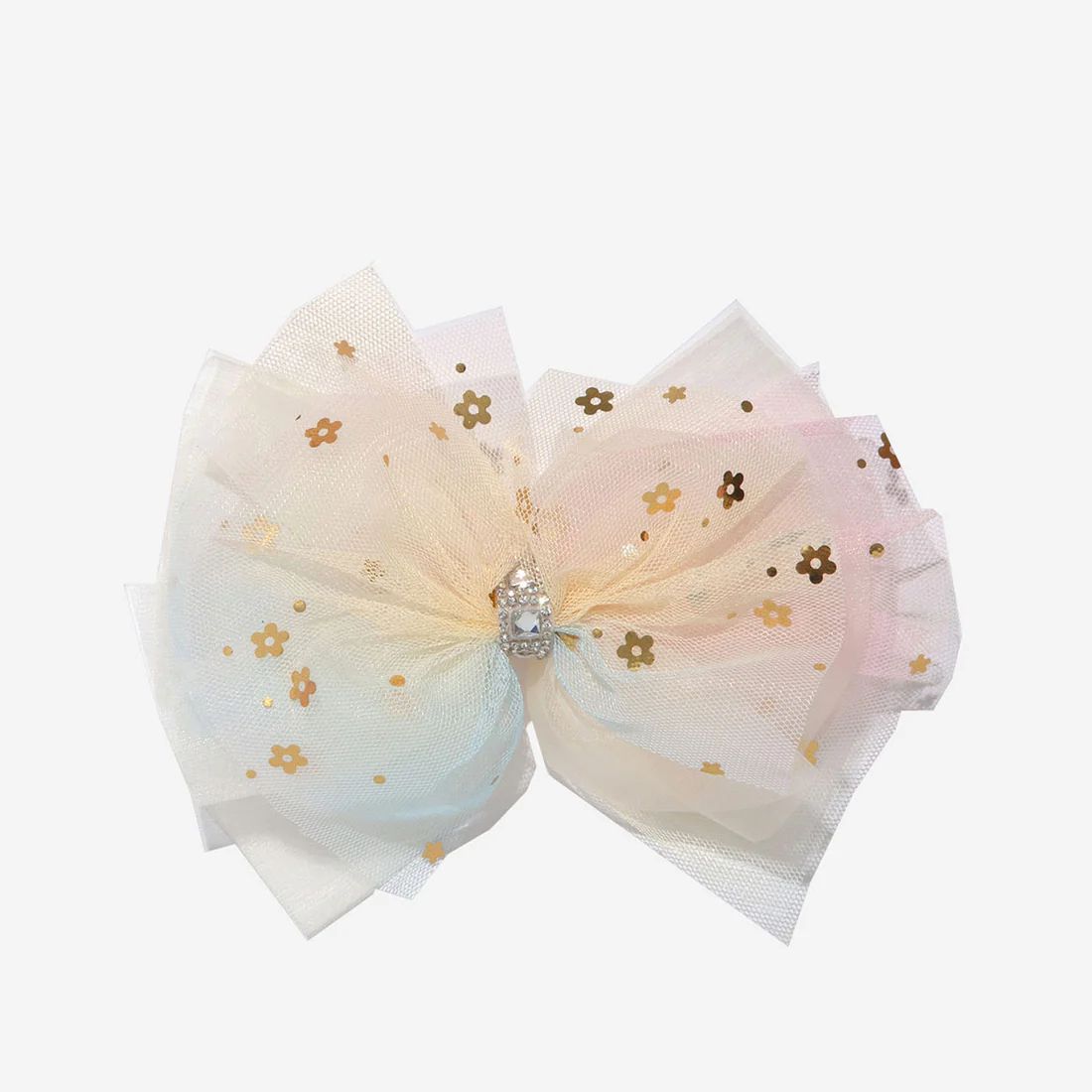 Petite Hailey Hair Clips Rylee Dress, Color: White, Size: OS