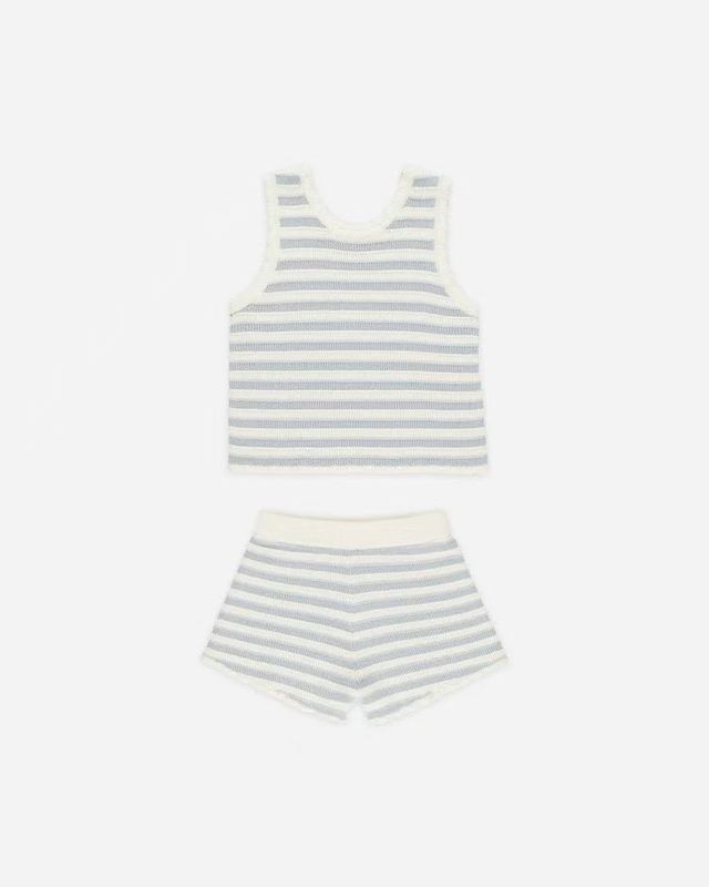 Rylee Cru Crochet Tank Set