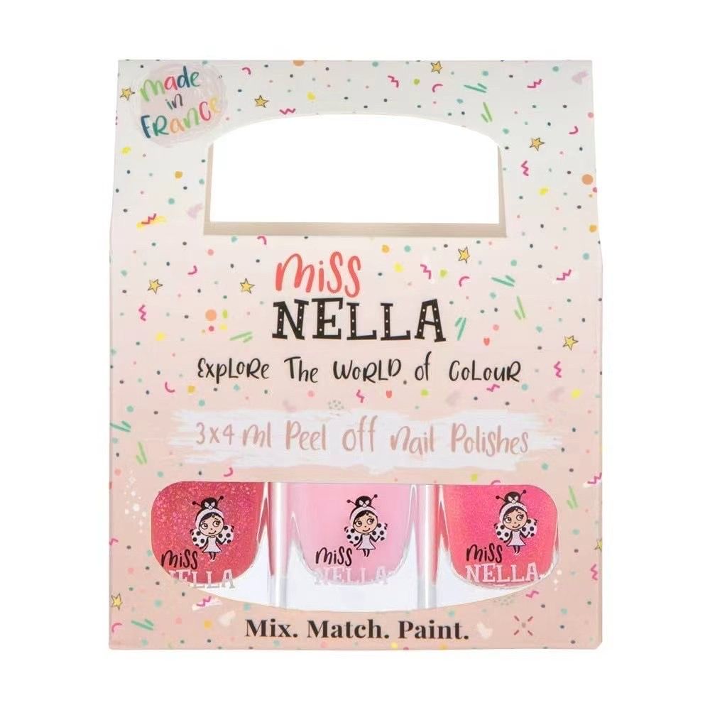Miss Nella Pack of 3 Nail Polishes