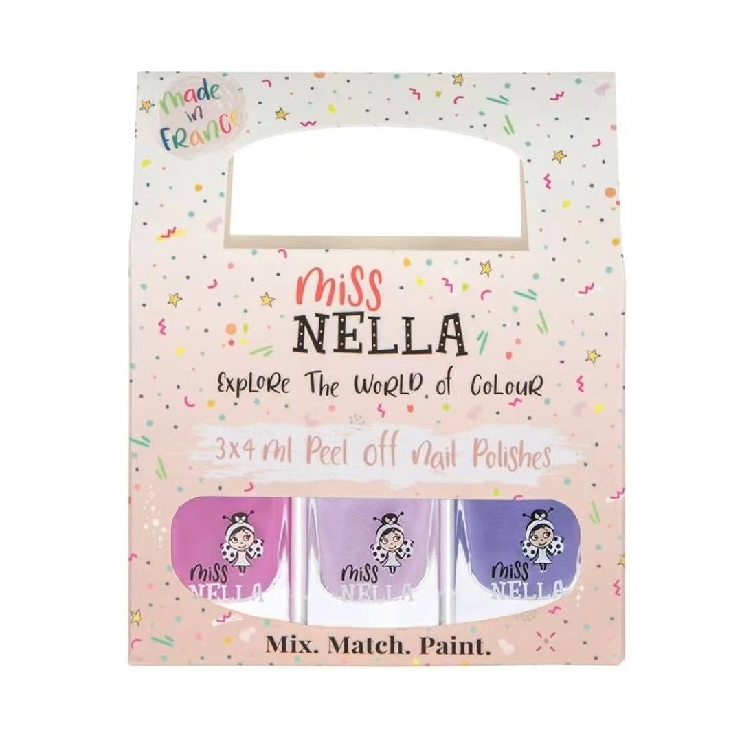 Miss Nella Pack of 3 Nail Polishes