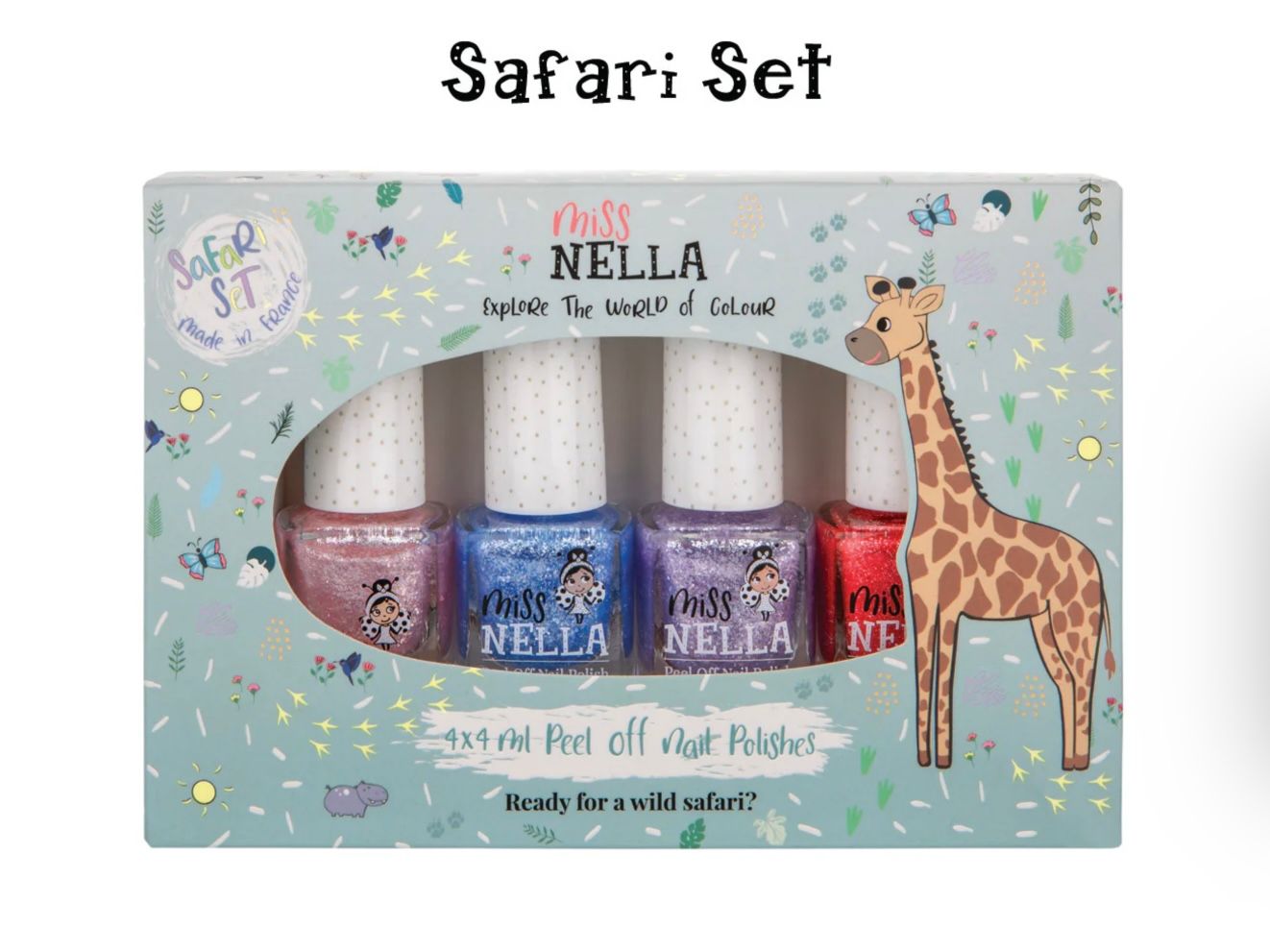 Miss Nella Pack of 4 Nail Polishes