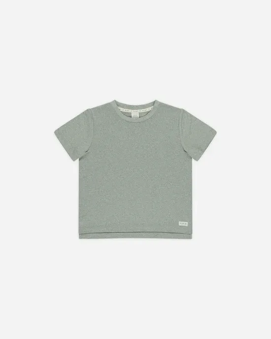 Rylee + Cru Tee Tech Jogger Set, Size: 4/5Y, Color: Eucalyptus
