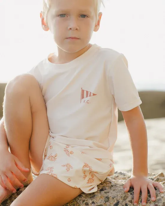 Rylee + Cru Rashguard Swim Trumk Set