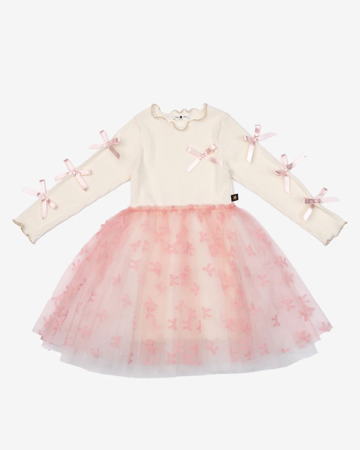 Petite Hailey Bow Ribbon Tutu Dress