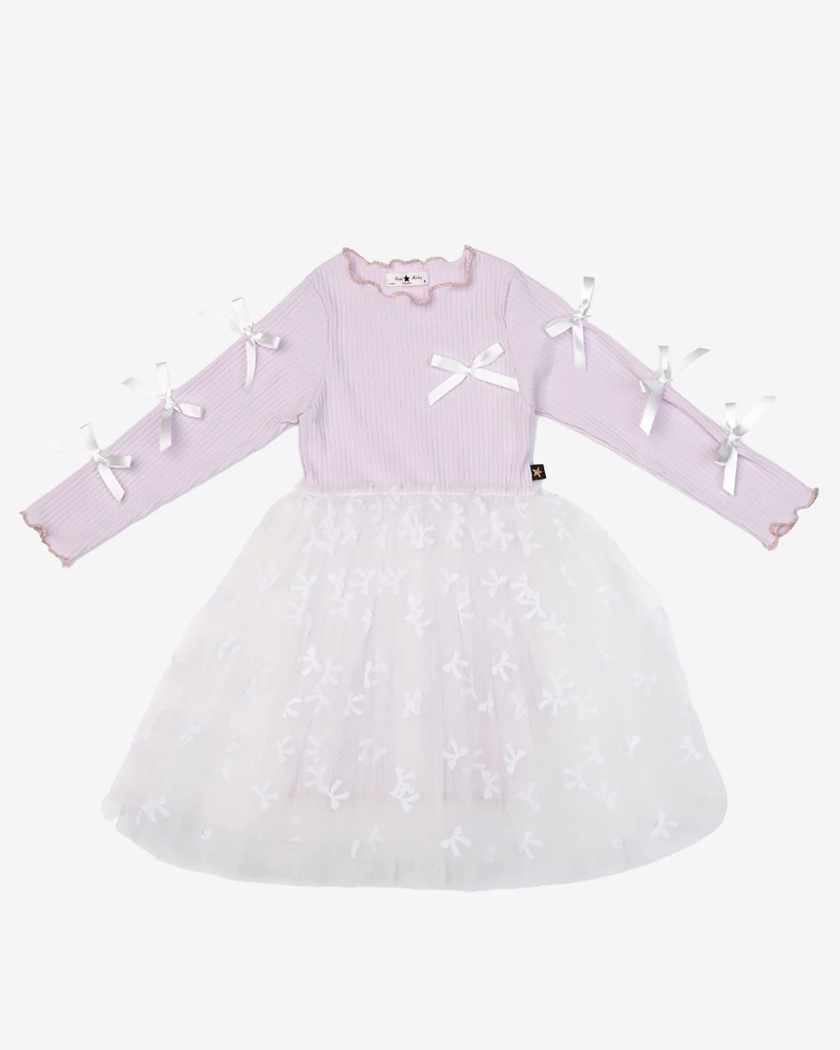 Petite Hailey Bow Ribbon Tutu Dress