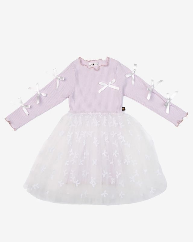 Petite Hailey Bow Ribbon Tutu Dress