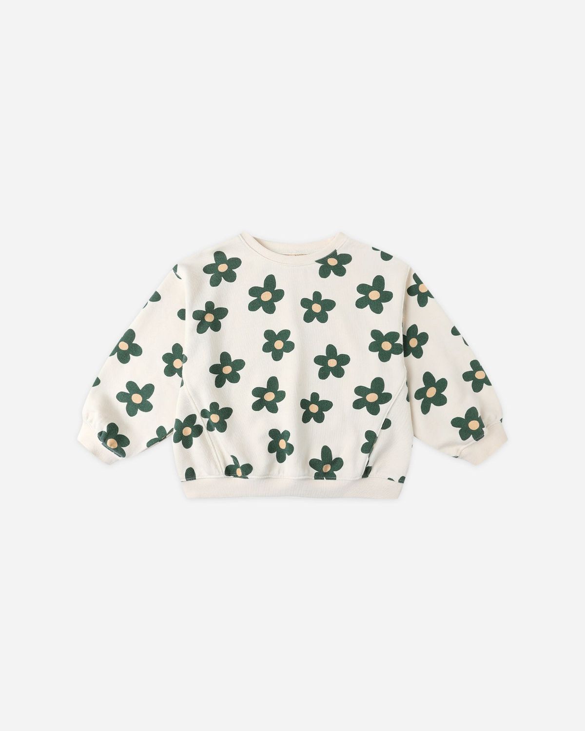 Rylee Cru Sweatshirt Sweatpant Set, Color: Daisy, Size: 2/3Y