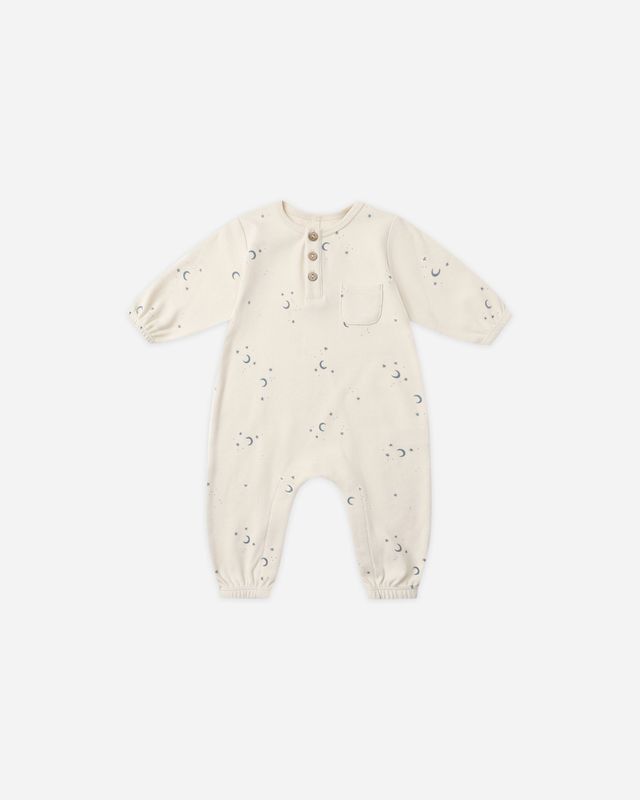 Quincy Mae Long Sleeve Pocket Jumpsuit