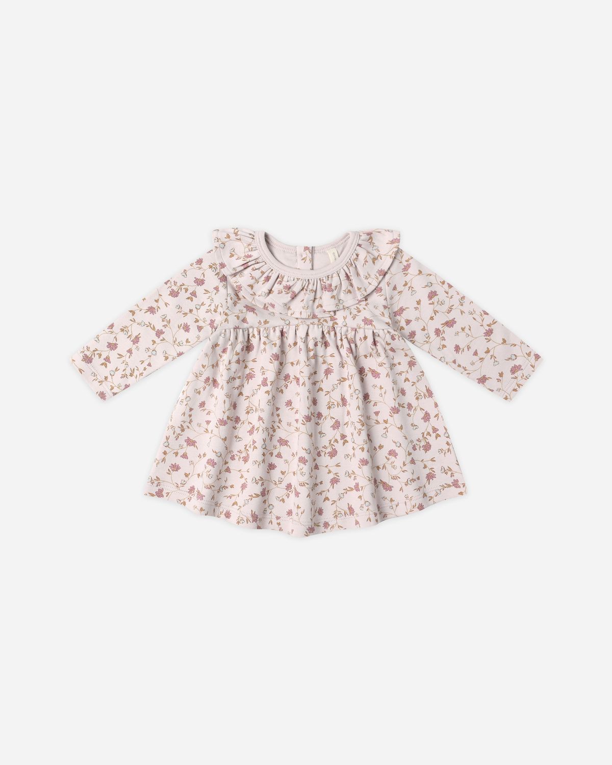 Quincy Mae Ruffle Collar Jersey Dress, Color: Garden, Size: 18/24M