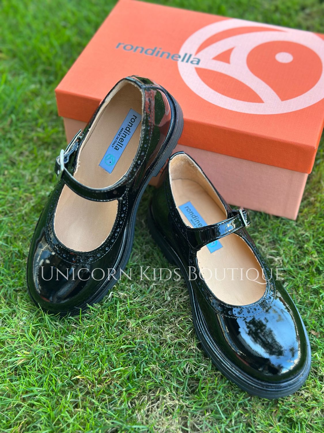 Rondinella Kids Shoes, Color: Black 12140, Size: 26