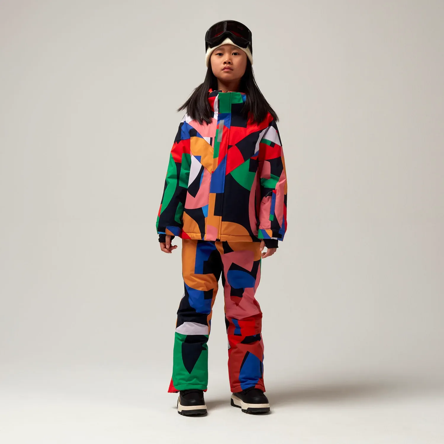 GOSOAKY SNOW SET, Color: Multi Print AOP, Size: 7/8Y(122/128)