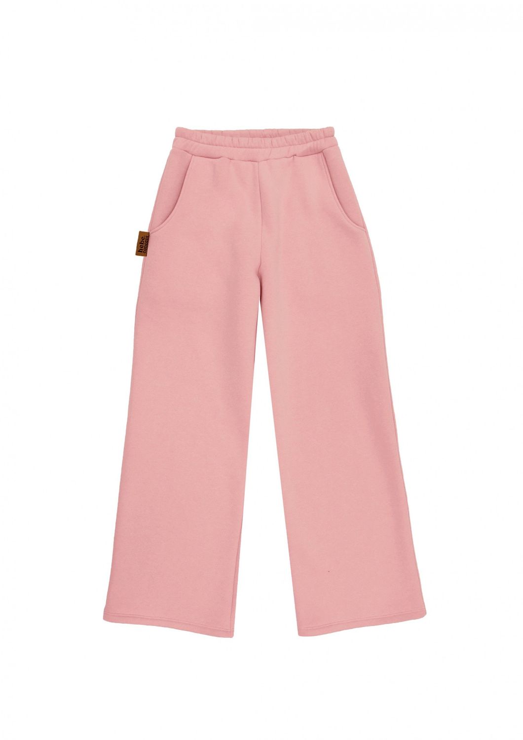 Hebe Straight Pants with Pockets, Color: Pink, Size: 2/4Y(98/104)