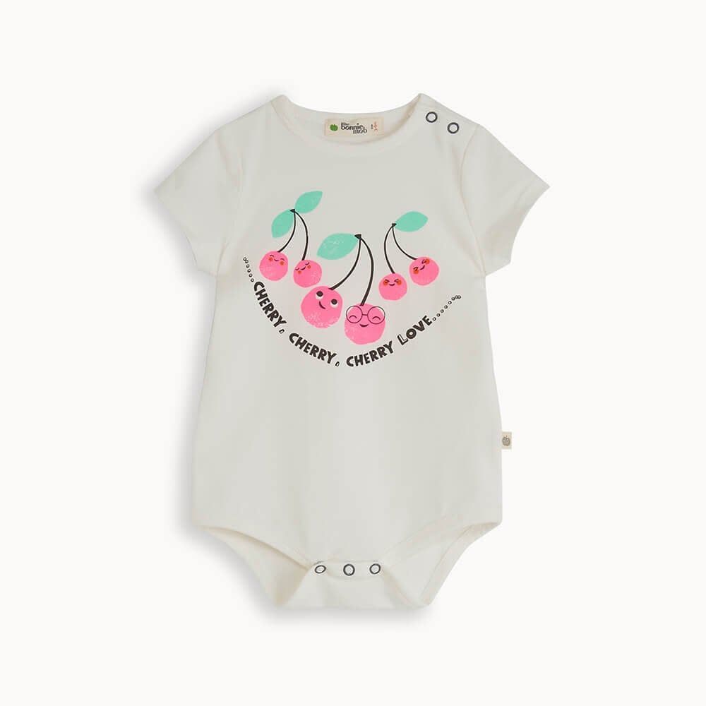 Bodysuit The Bonnie Mob, Color: cherries, Size: 3/6m