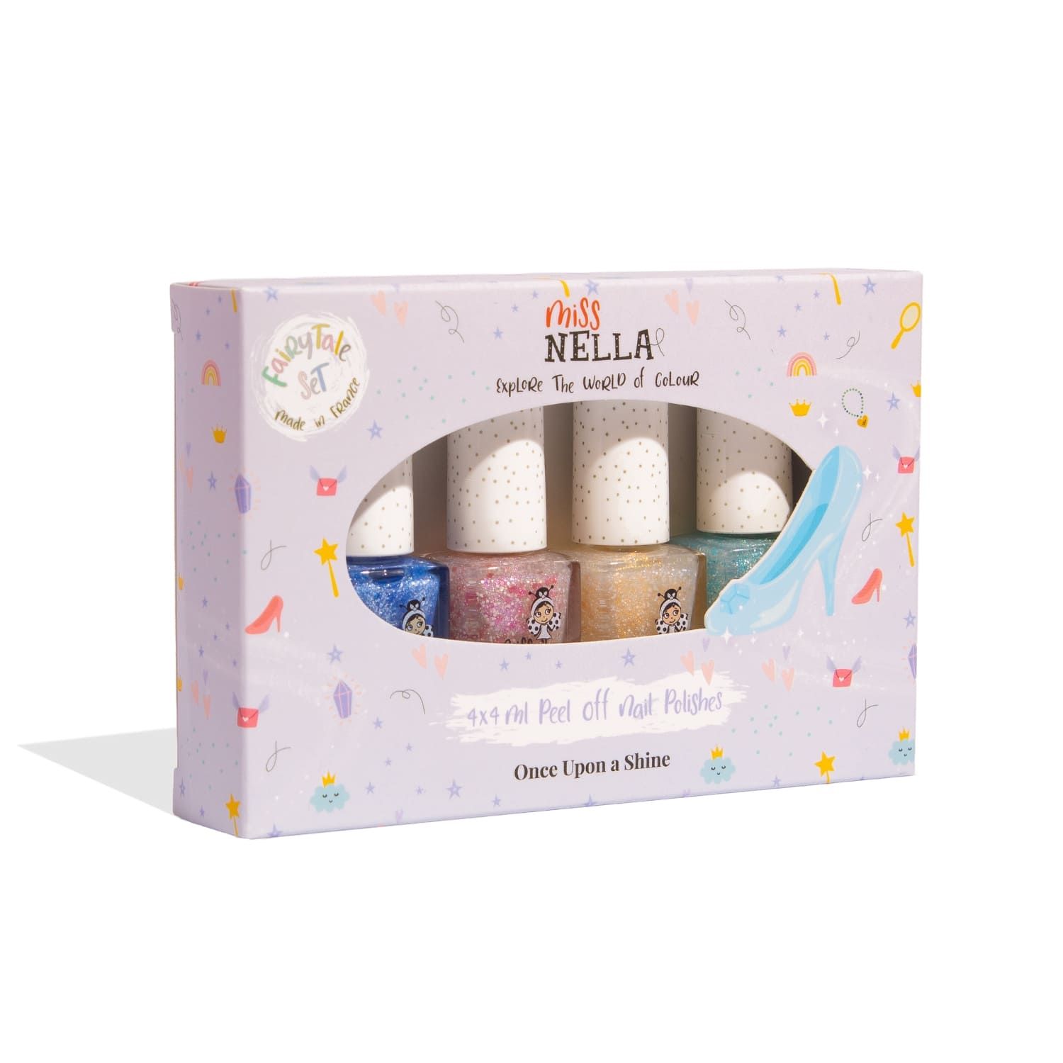 Miss Nella Pack of 4 Nail Polishes