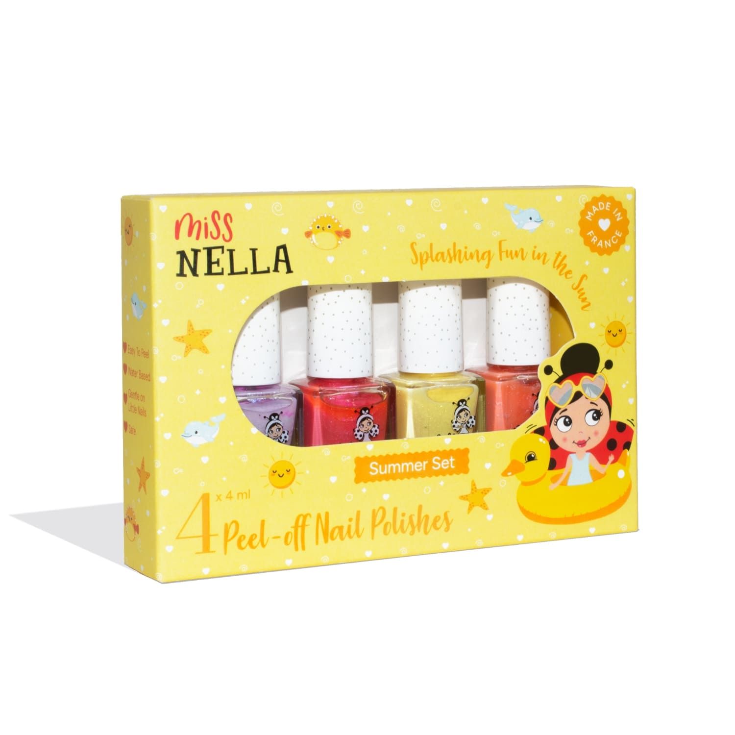 Miss Nella Pack of 4 Nail Polishes