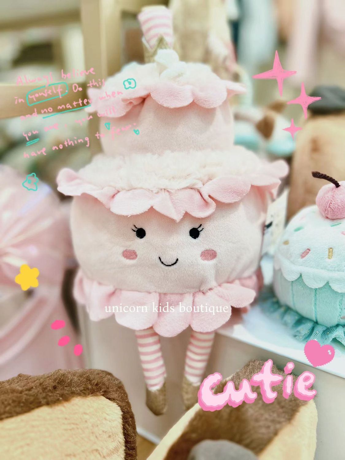 MON AMI PINK LAYER CAKE, Color: PINK, Size: OS