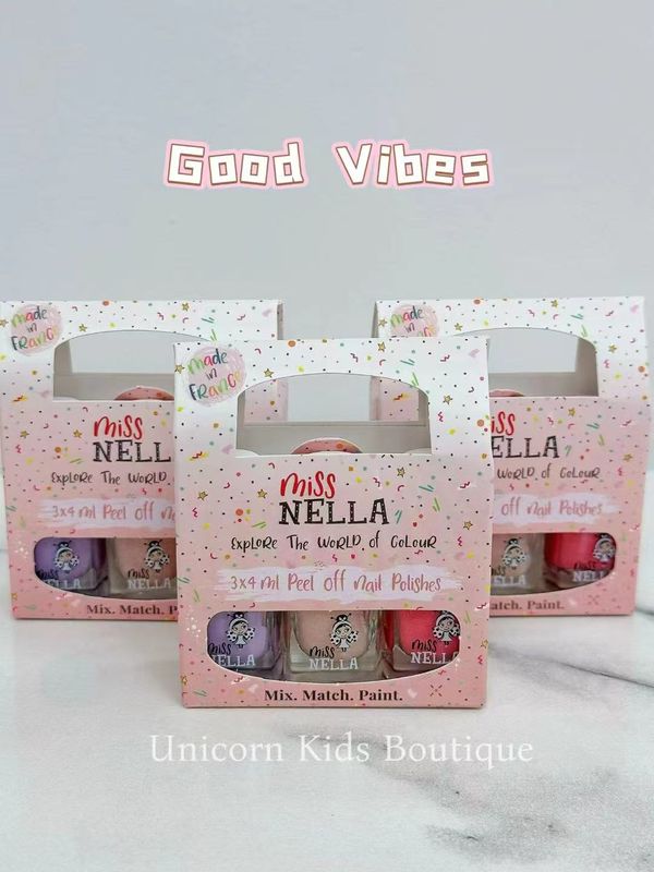 Miss Nella Pack of 3 nail Polishes