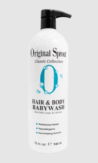 Original Sprout Hair &amp; Body Baby Wash Large, Color: OS, Size: 946ML