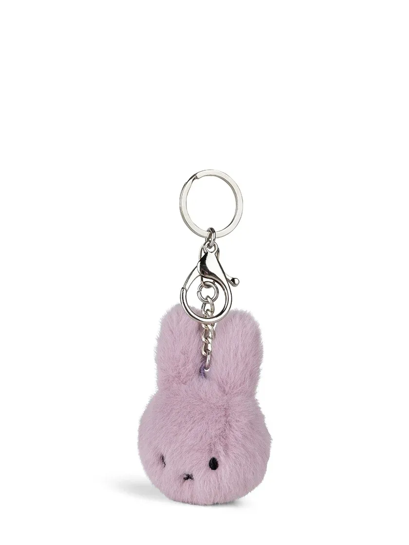 Miffy Keychain Fuzzy, Color: Lilac, Size: 8CM