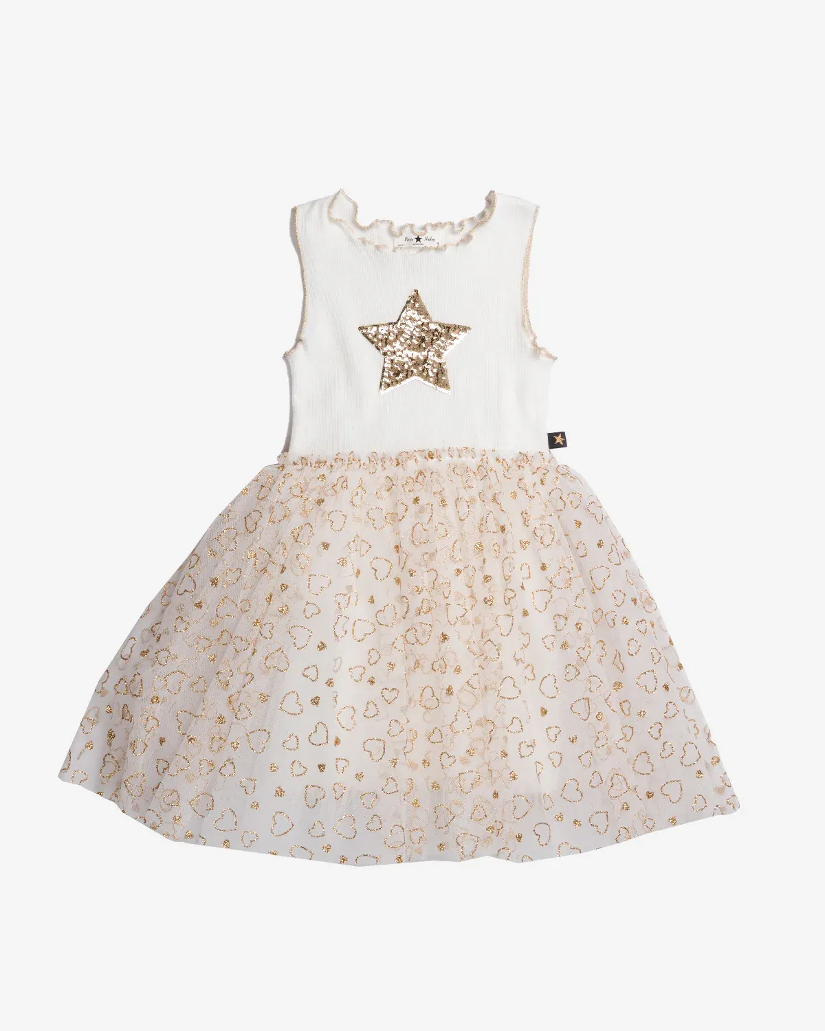 Petite Hailey Elodie Tutu Dress, Color: White, Size: 5Y