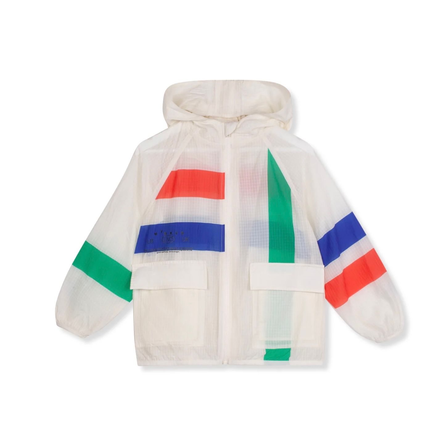 Wynken Aircon Jacket Nylon, Color: Parasol Stripe, Size: 4Y