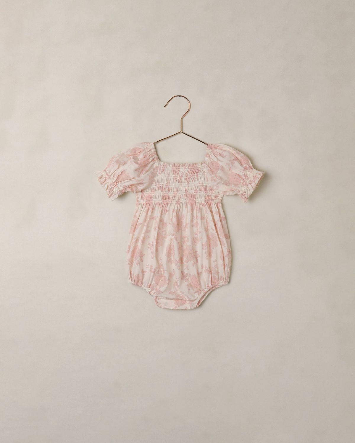 Noralee Hazel Romper, Color: Blush English Rose, Size: 12M