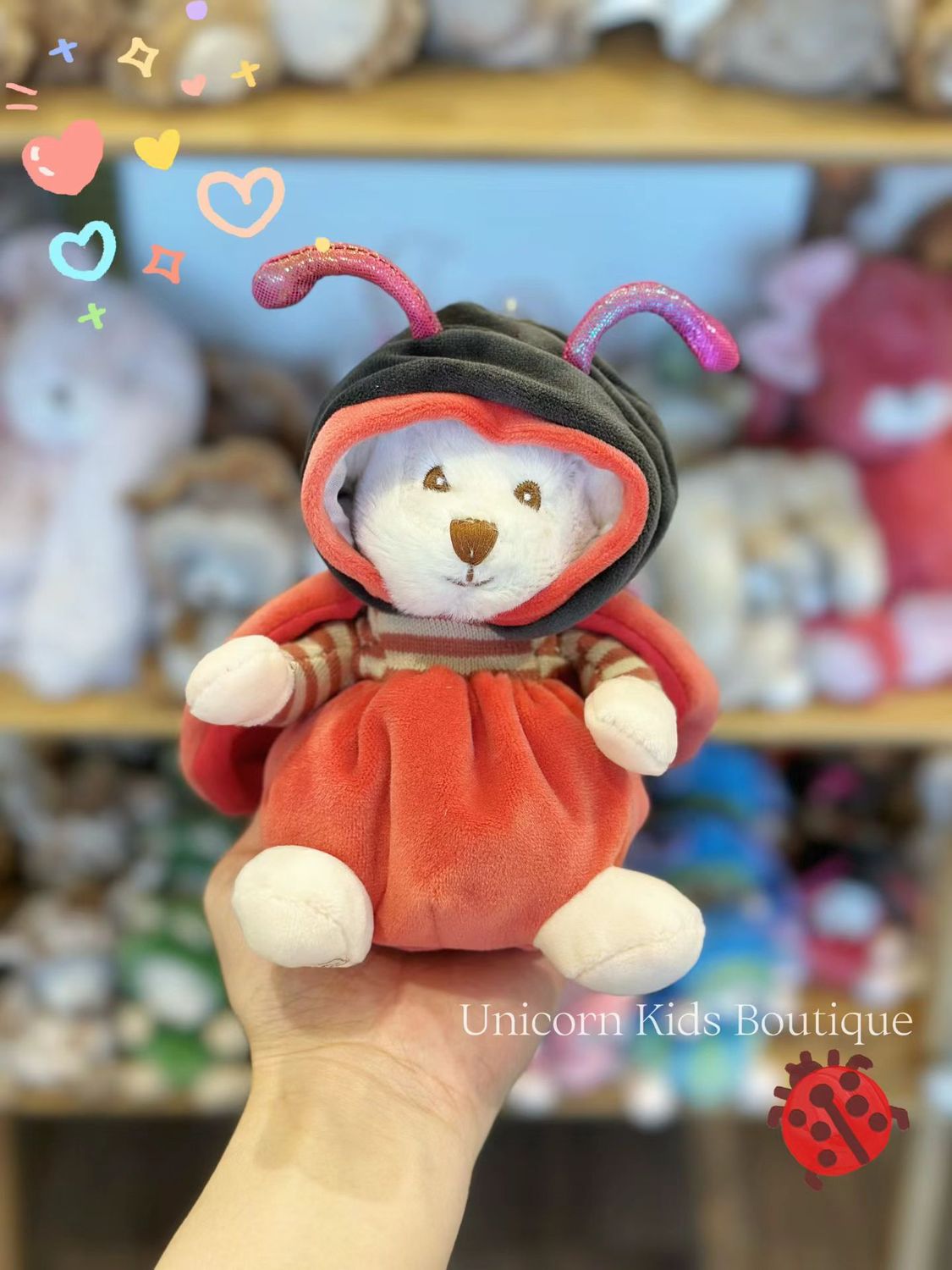 BUKOWSKI BEARS ZIGGY, Color: Ladybug, Size: OS